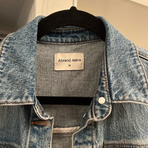 REVOLVE A brand lula Denim Mini Dress size medium worn - Picture 3 of 4